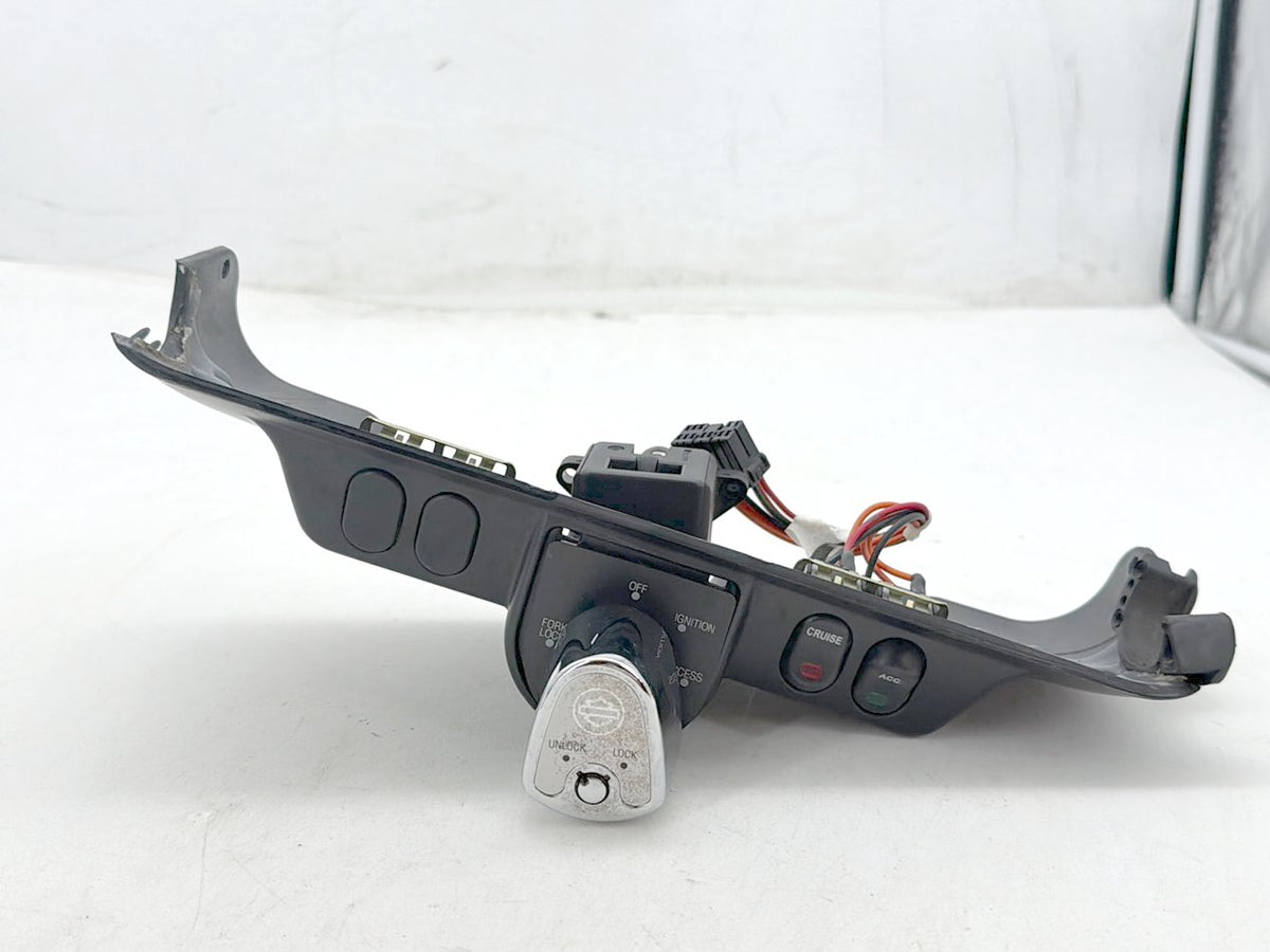 10 Harley Street Glide Touring FLHX OEM Dash Ignition Cap Switch Lockset NO Key