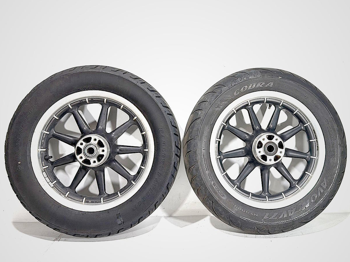 2007 Harley Touring FLHTP Electra Glide Police OEM Front Rear Wheel Rim Tire 16"