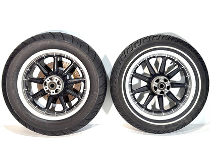 2007 - 2012 Harley-Davidson Touring Electra Glide Ultra Front & Rear Wheel Rim Tire 43402-00B