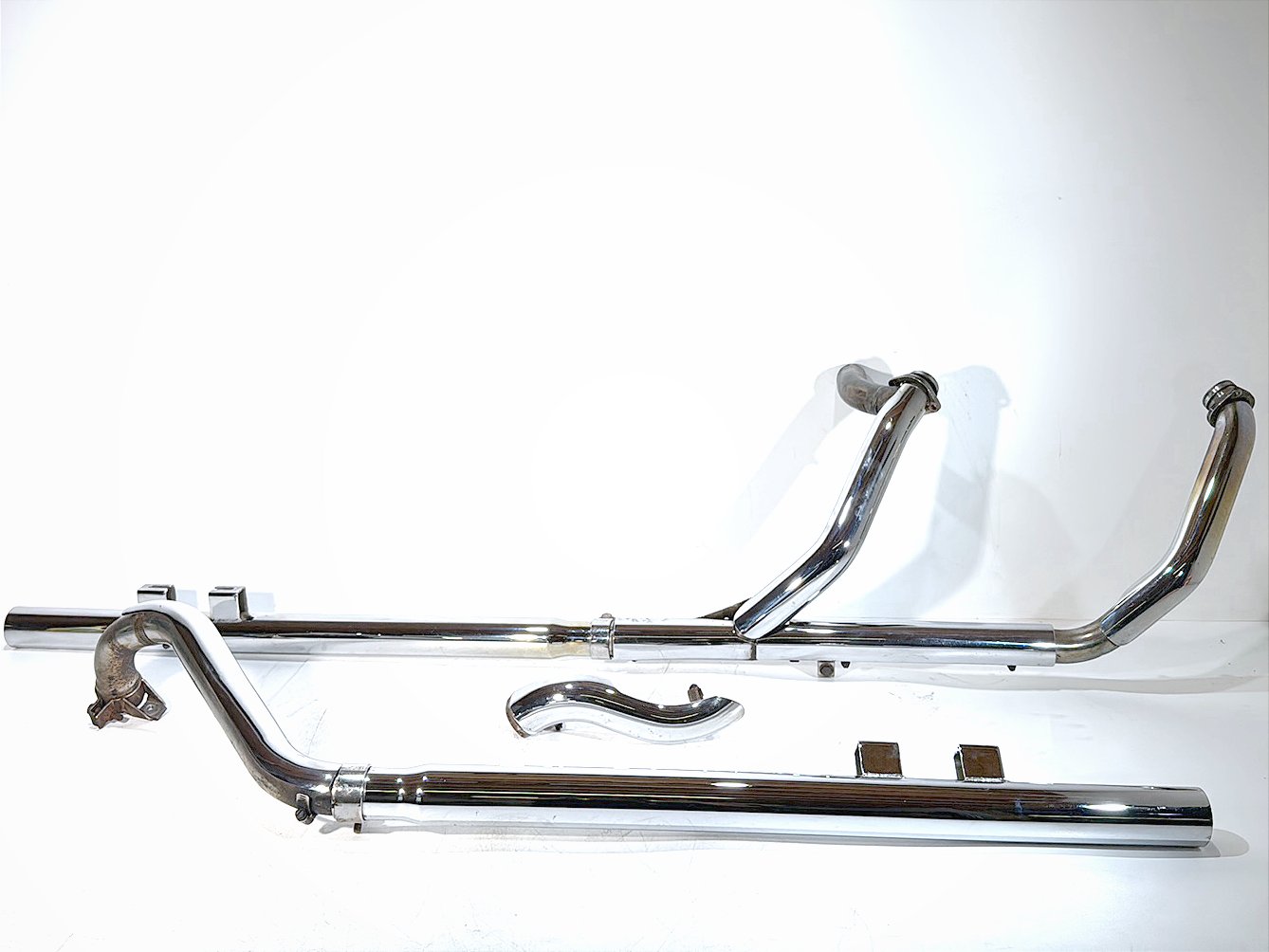 1984 - 1998 Harley-Davidson Touring Electra Glide Classic Exhaust Header Pipes Muffler