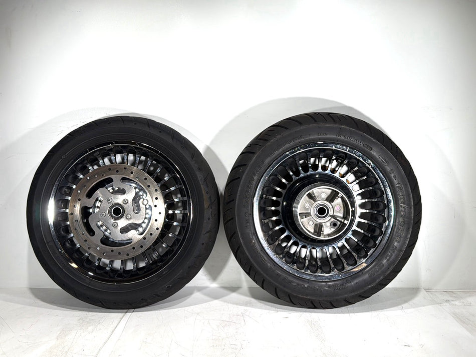 11 Harley Electra Glide Ultra FLHTK OEM Front & Rear Wheel Rim Tire 16" 17"