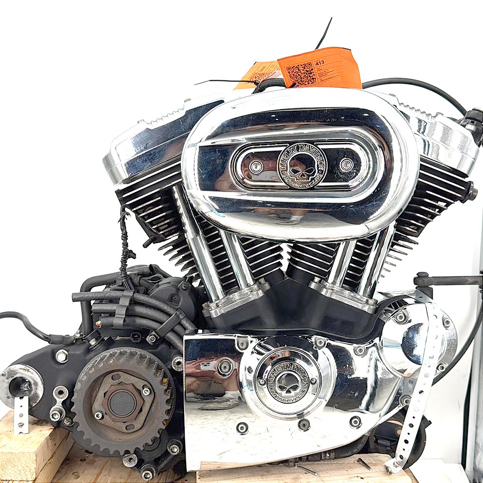 09 Harley Sportster XL1200 L 1200 Low OEM EFI 1200 Engine Motor Transmission 23K