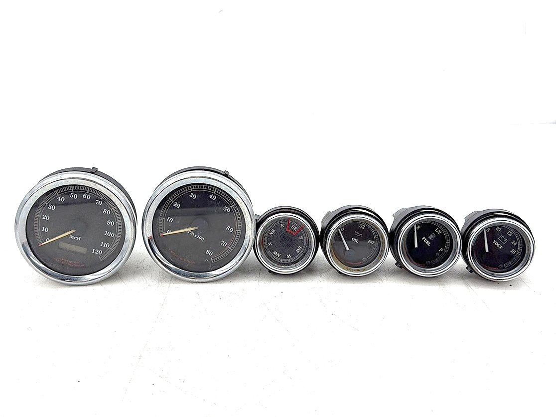 00 Harley Touring Electra Glide Ultra Air Oil Volt Fuel Tacho Speedo Gauges 65K
