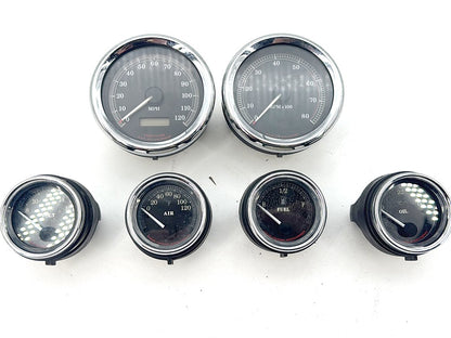 1999 - 2006 Harley-Davidson Touring Electra Glide Classic Air Oil Volt Fuel Tacho Speedo Gauges  	67349-00
