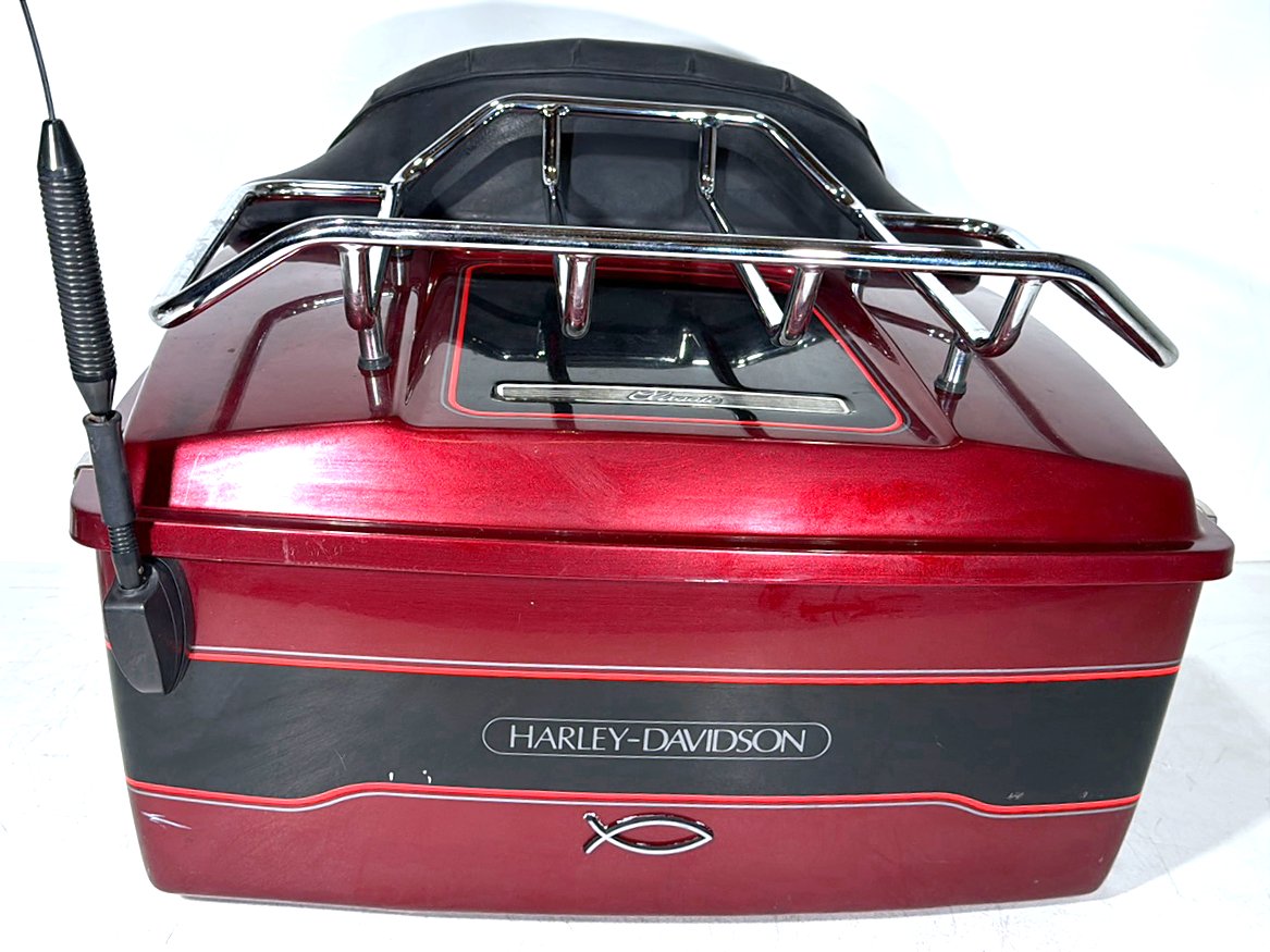1999 - 2006 Harley-Davidson Touring Electra Glide Classic Pass Backrest Tour Pak Luggage NOKey