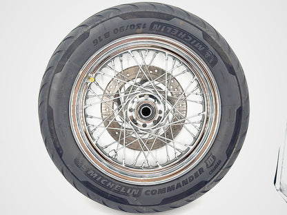 07 Harley Softail Heritage Classic OEM Rear Wheel Rim Tire Spoked 130/90B16 16"