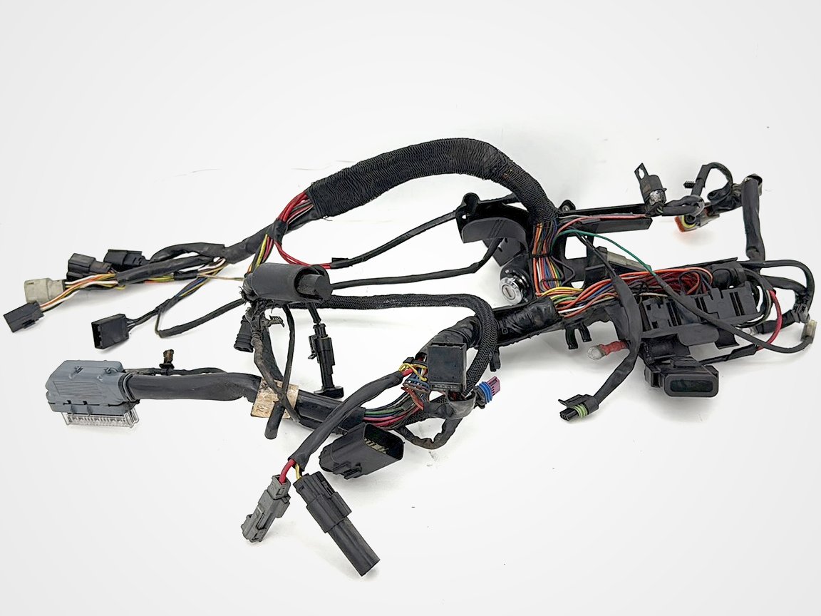 2009 Harley Sportster XL1200C 1200 Custom OEM Main Wire Wiring Harness Ignition Switch NOKey