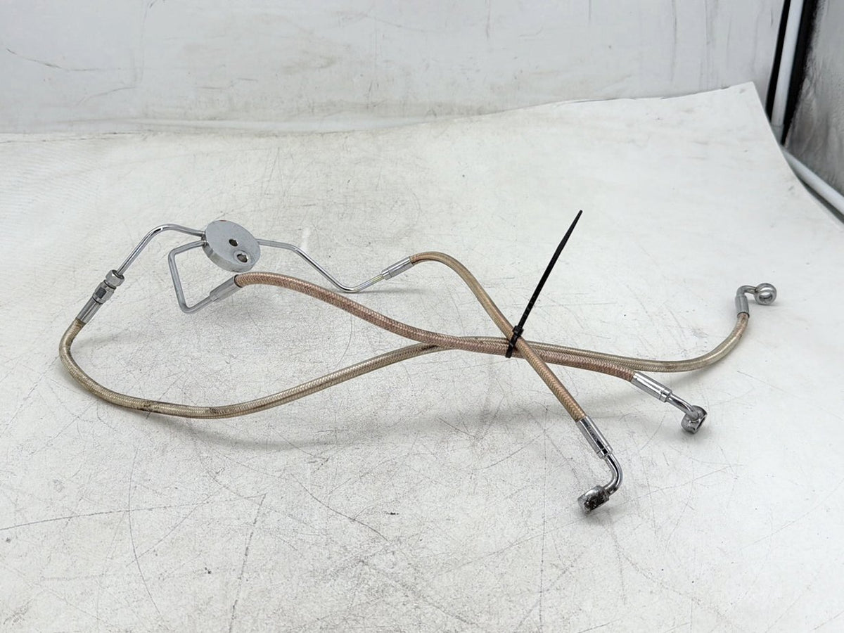 2009 Harley Road Glide Touring FLTR OEM Front Brake Hose Line Pipe NON-abs