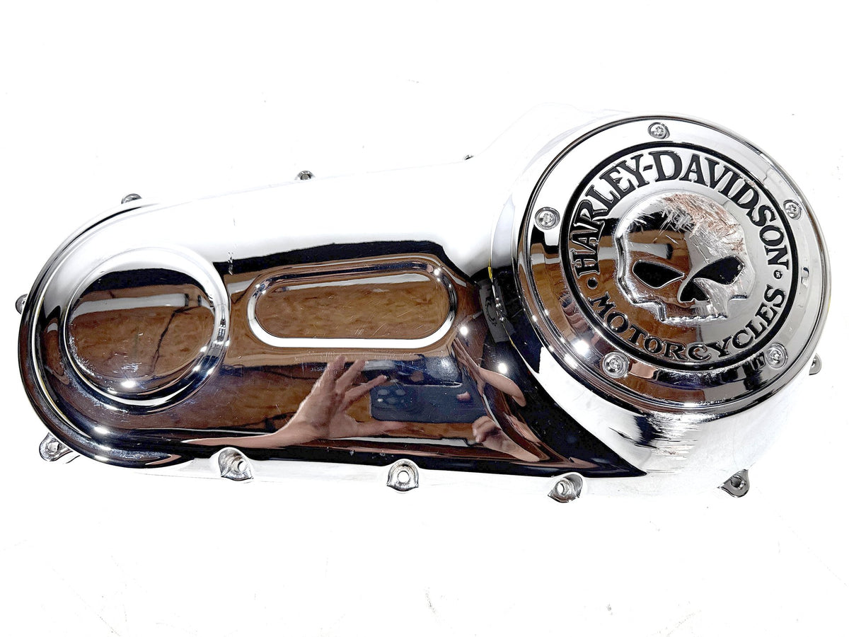 2011 Harley Softail Deluxe FLSTN OEM Outer Primary Clutch Cover SCRATCHED