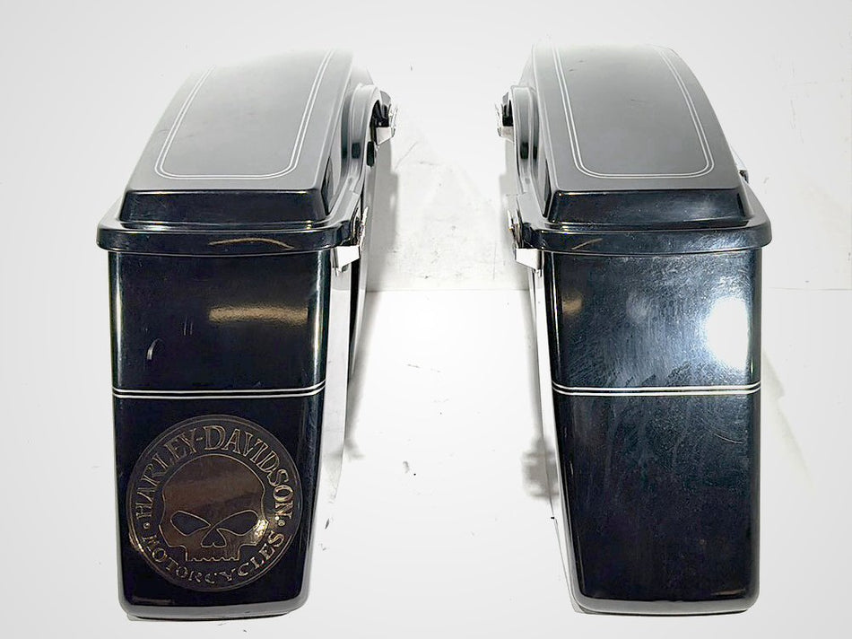 2005 Harley Electra Glide Touring Ultra OEM Left Right Saddlebags Luggage NOKey