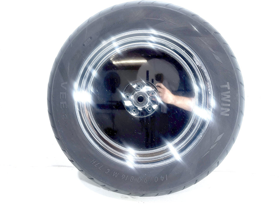 94 Harley Softail Custom FXSTC OEM Rear Wheel Rim Tire 140/90B16 77H 16" Chrome