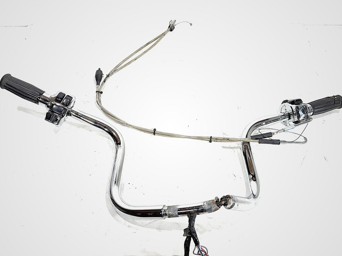 04 Harley Road King Touring Classic OEM Handlebars Left Right Switches Controls