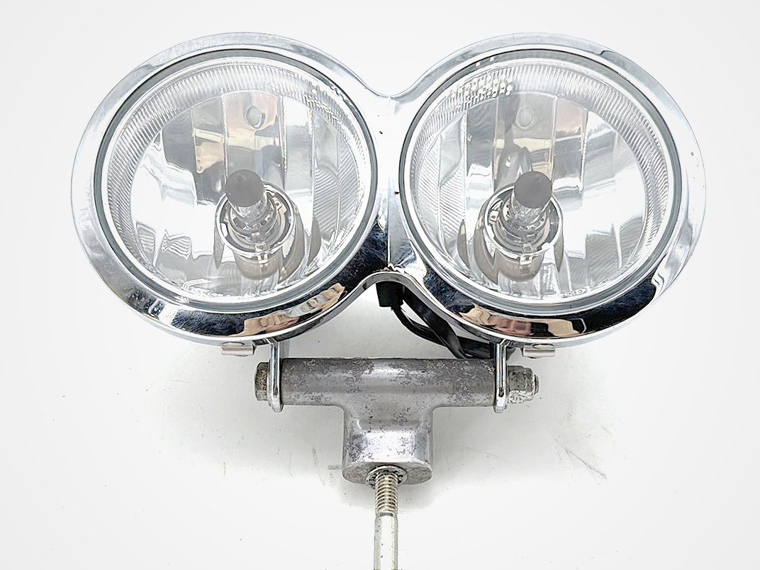 2008 Harley Dyna Fat Bob FXDF OEM Headlight Headlamp Head Light Halogen DUAL