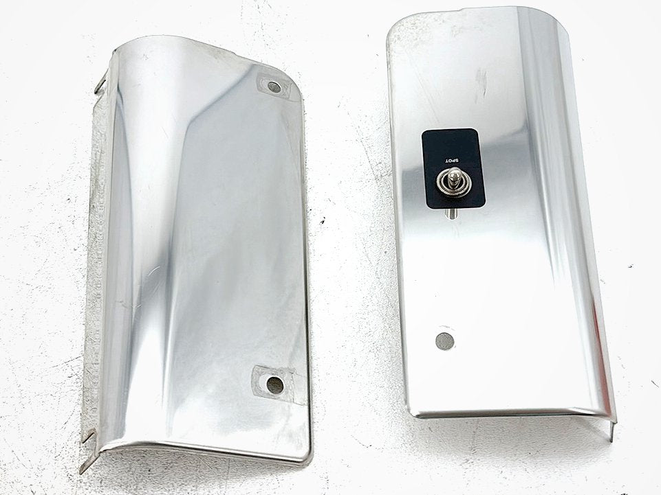 2013 Harley Heritage Softail Classic FLSTC OEM Front Left Right Fork Tube Slider Guard Covers