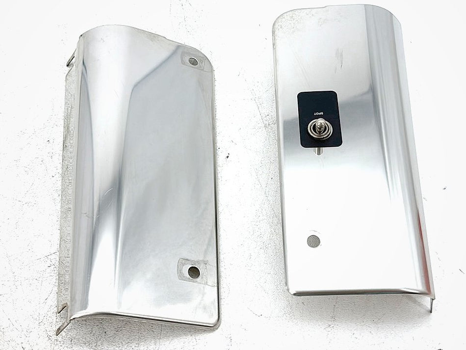 2013 Harley Heritage Softail Classic FLSTC OEM Front Left Right Fork Tube Slider Guard Covers