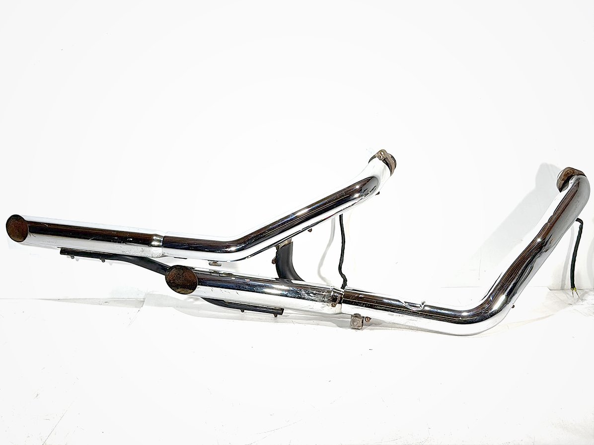 2008 Harley Dyna FXDL Low Rider Anniversary OEM Exhaust Header Pipes Muffler