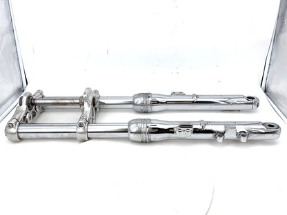 2007 - 2012 Harley-Davidson Dyna Super Glide Front Triple Tree Set & LH RH Fork Legs Sliders 45867-08