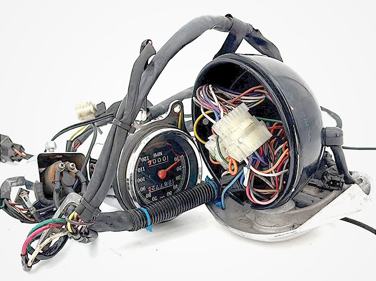1993 Harley Sportster XLH883H Hugger 883 OEM Speedo Speedometer w/ Main Wire 29K