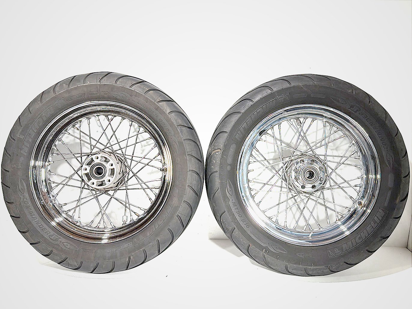 2011 Harley Heritage Softail Classic FLSTC Front Rear Wheel Rim Tire Spoked 16"