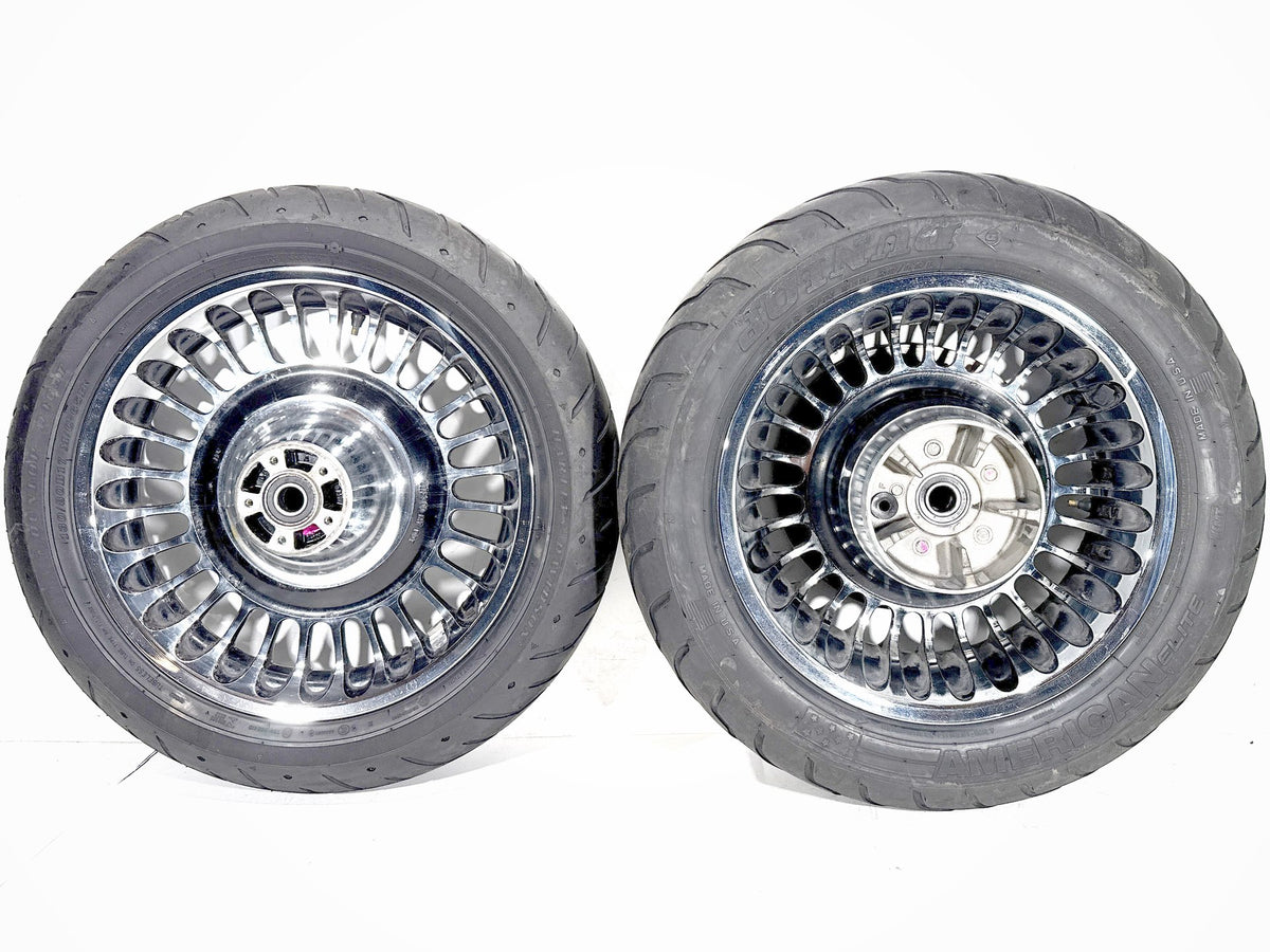 2012 Harley Electra Glide Touring Ultra OEM Front & Rear Wheel Rim Tire 16" 17"