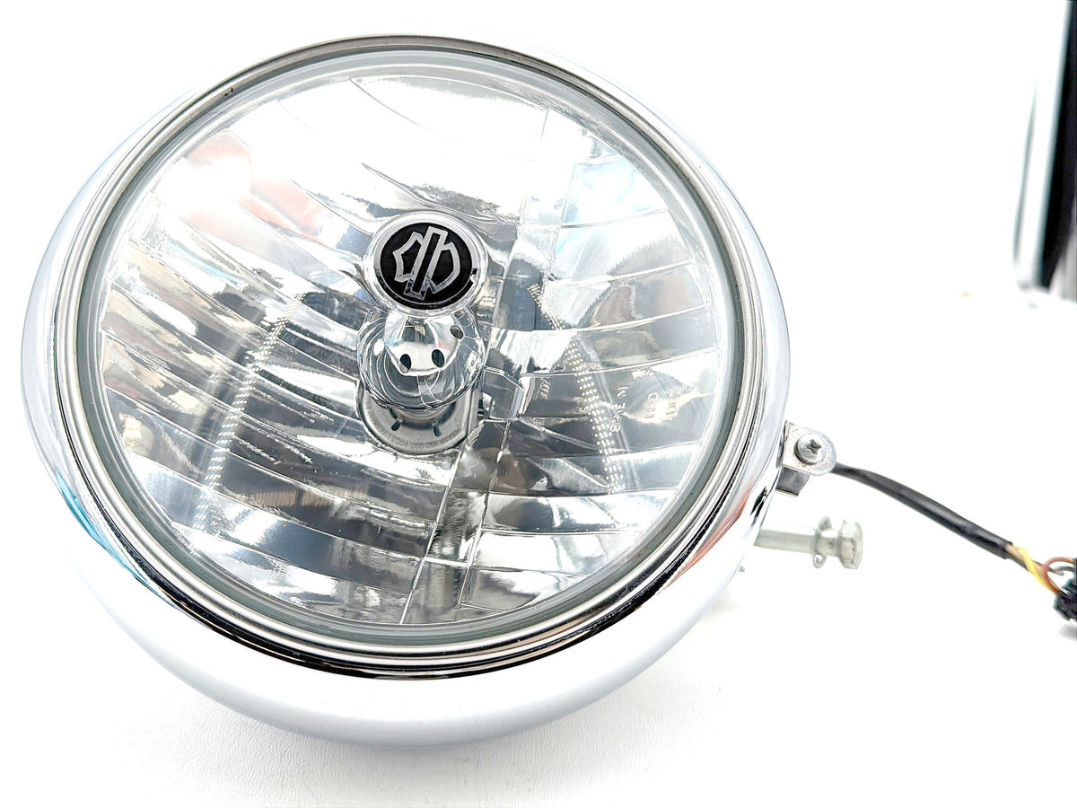 2009 Harley Dyna Street Bob FXDB OEM Headlight Headlamp Head Light Halogen