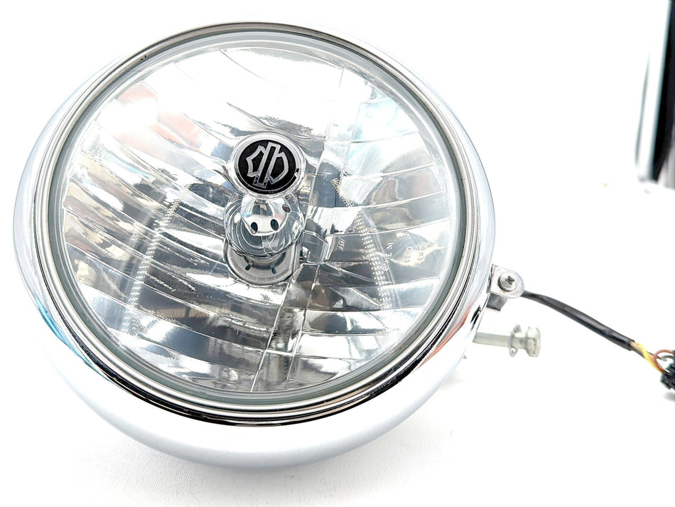 2009 Harley Dyna Street Bob FXDB OEM Headlight Headlamp Head Light Halogen