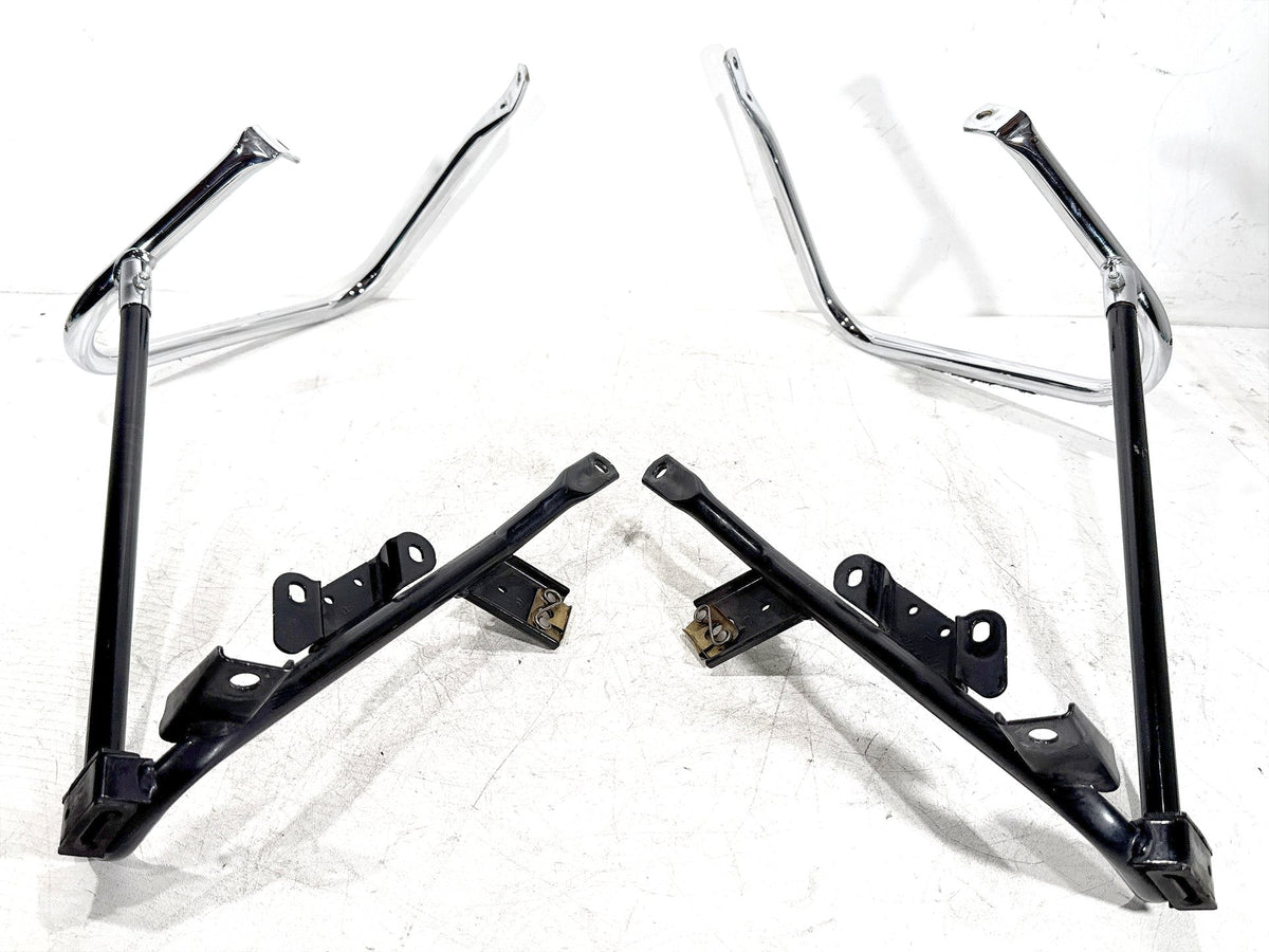 2009 Harley Electra Glide Touring CVO Rear Left Right Saddlebag Guard Rails Bar