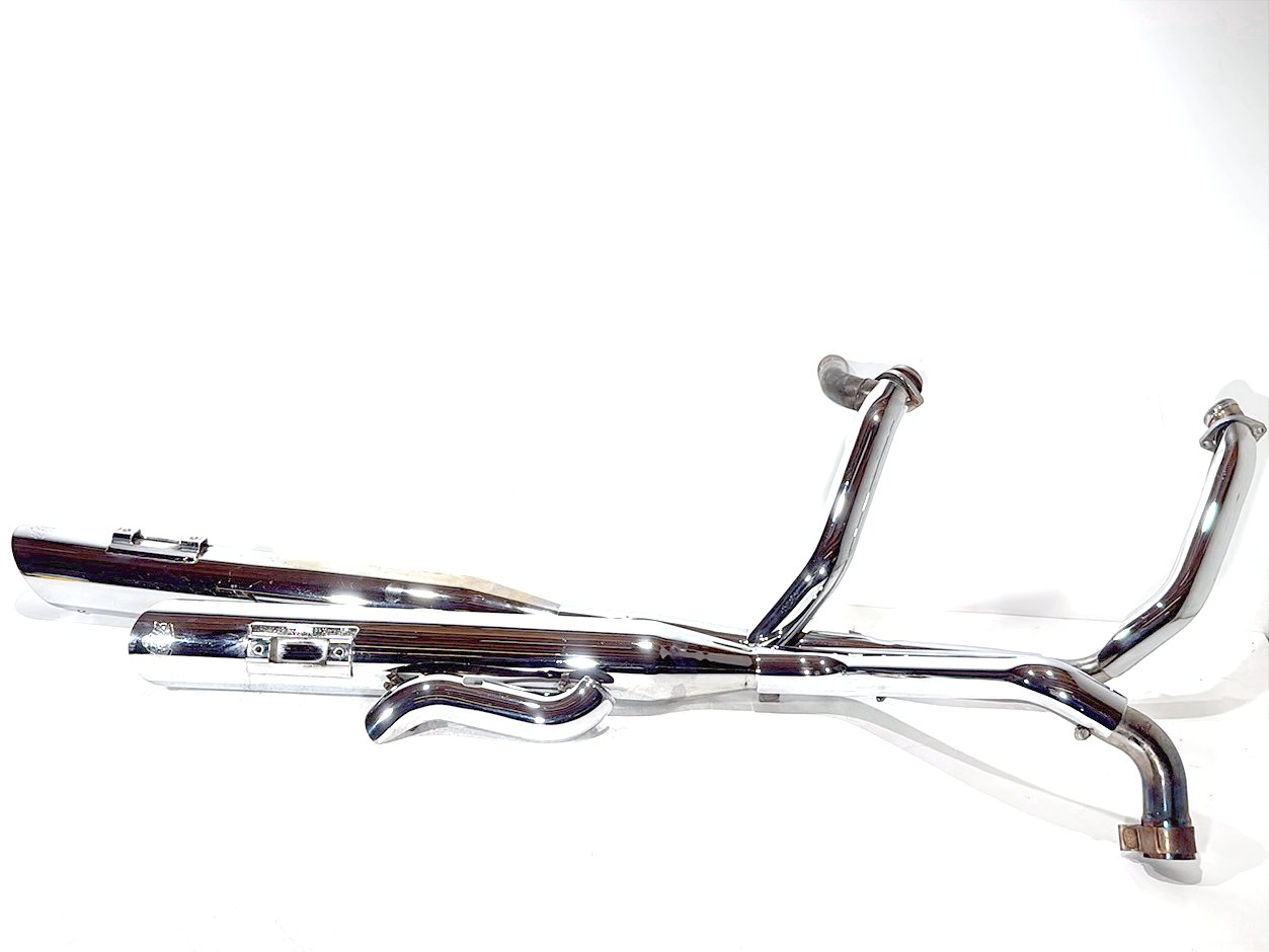 2004 Harley Touring FLHT Electra Glide OEM Exhaust Header Pipes Muffler Vance & Hines