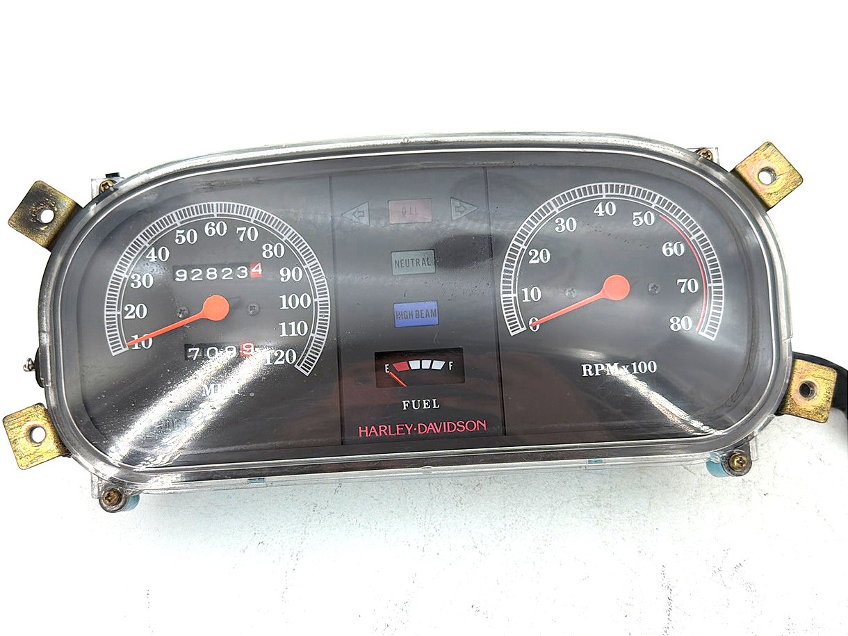 1984 - 1998 Harley-Davidson Touring Electra Glide Classic Speedo Tacho Speedometer Tachometer Gauges 67211-86A