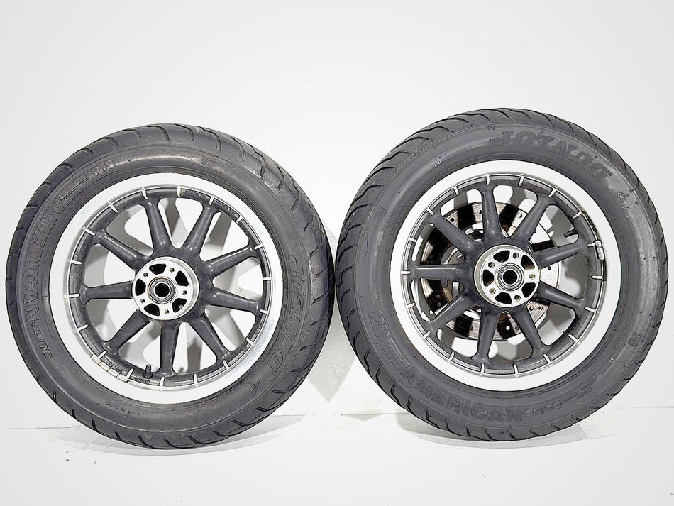 2003 Harley Electra Glide Touring FLHTI OEM Front & Rear Wheel Rim Tire 16"
