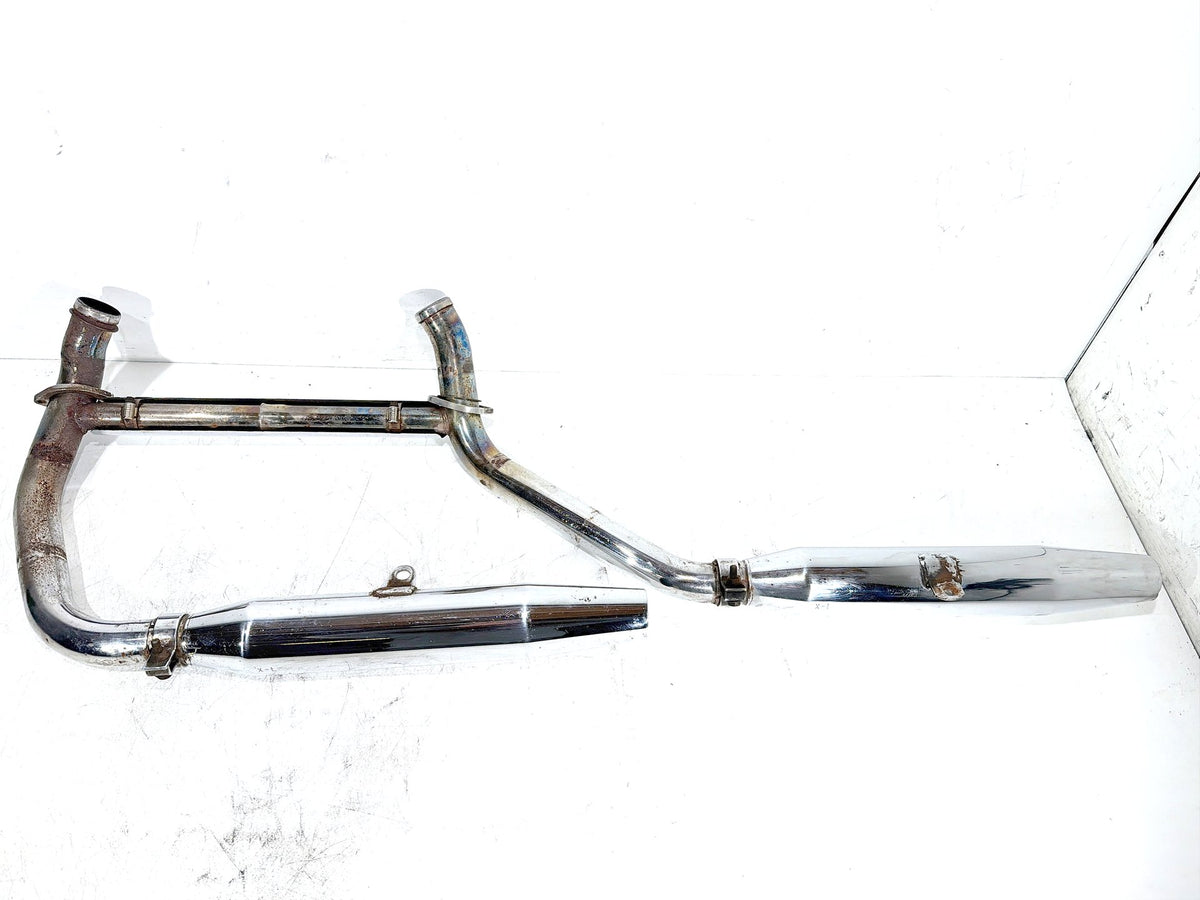 1991 Harley Sportster 883 Deluxe XLH883 OEM Exhaust Header Pipes Muffler