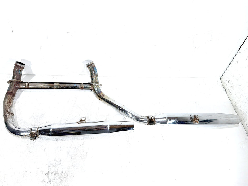 1991 Harley Sportster 883 Deluxe XLH883 OEM Exhaust Header Pipes Muffler