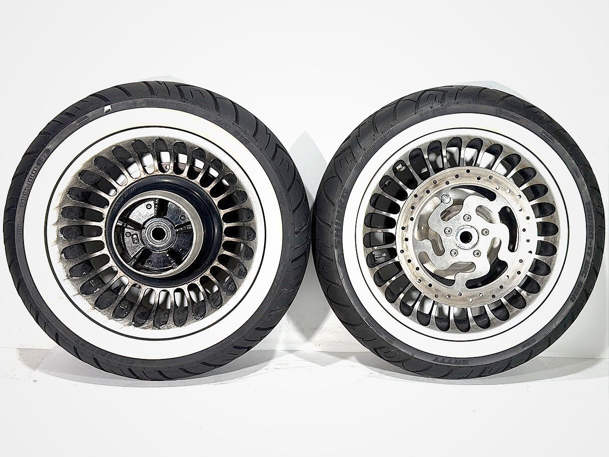2013 Harley Electra Glide Touring Ultra FLHTCUI OEM Front & Rear Wheel Rim Tire