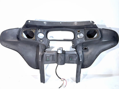 1984 - 1998 Harley-Davidson Touring Electra Glide Classic Front Inner Batwing Fairing Cover w/ Ignition Switch Lockset NOKey