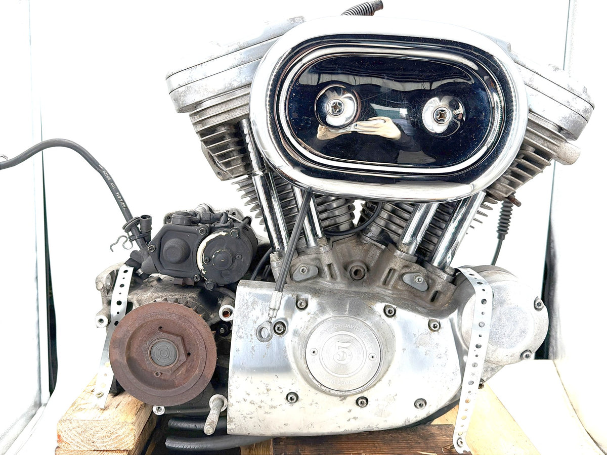 1991 Harley Sportster 883 Deluxe XLH883 CARB 883 Engine Motor Transmission 2K