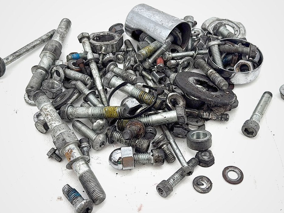 2005 Harley Dyna FXDWG Wide Glide OEM Hardware Bolts Nuts & Brackets
