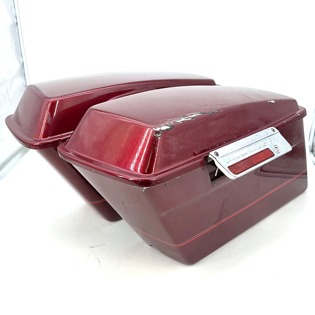 1999 - 2006 Harley-Davidson Touring Road King Left Right Saddlebags Luggage NOKey 90752-93