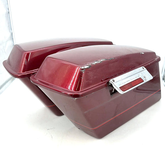 1999 - 2006 Harley-Davidson Touring Road King Left Right Saddlebags Luggage NOKey 90752-93