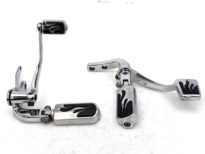 1999 - 2006 Harley-Davidson Dyna Super Glide Left Right Foot Brake Control Pegs 50649-90