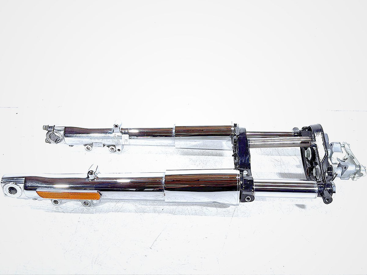 2013 Harley Electra Glide Touring CVO Screamin Eagle OEM Front Triple Tree Set & LH RH Fork Legs Sliders