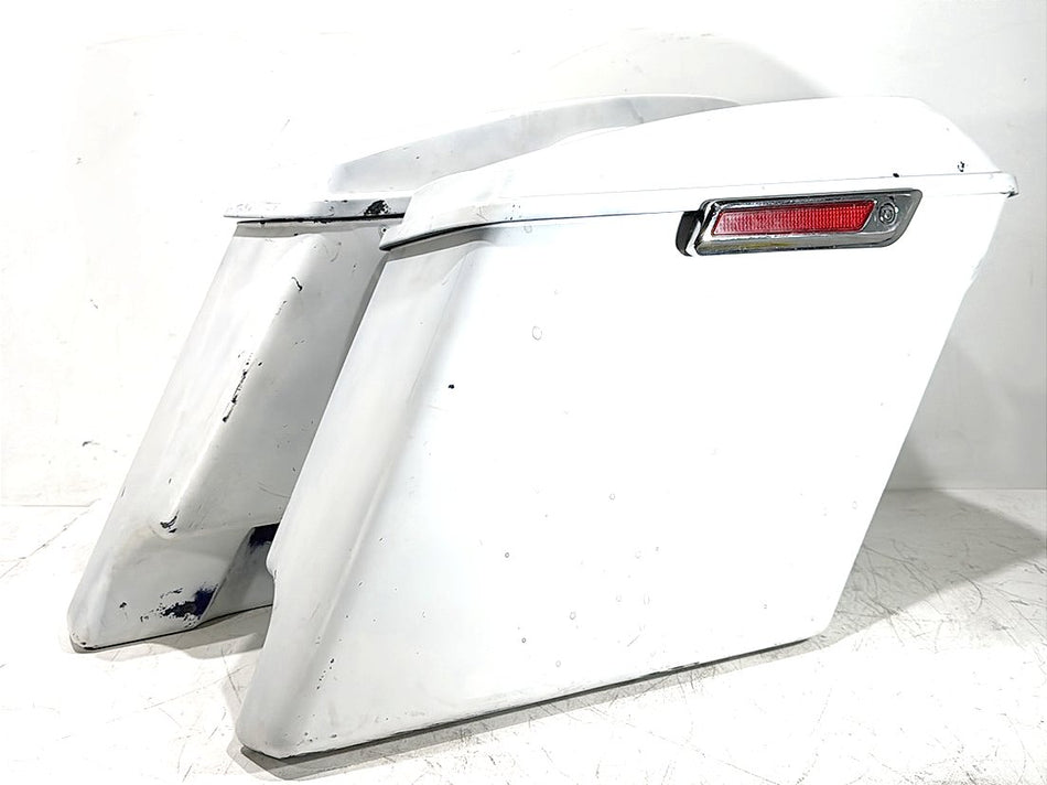 1996 Harley Road King Touring Police FLHPI OEM Left Right Saddlebags Luggage NOKey