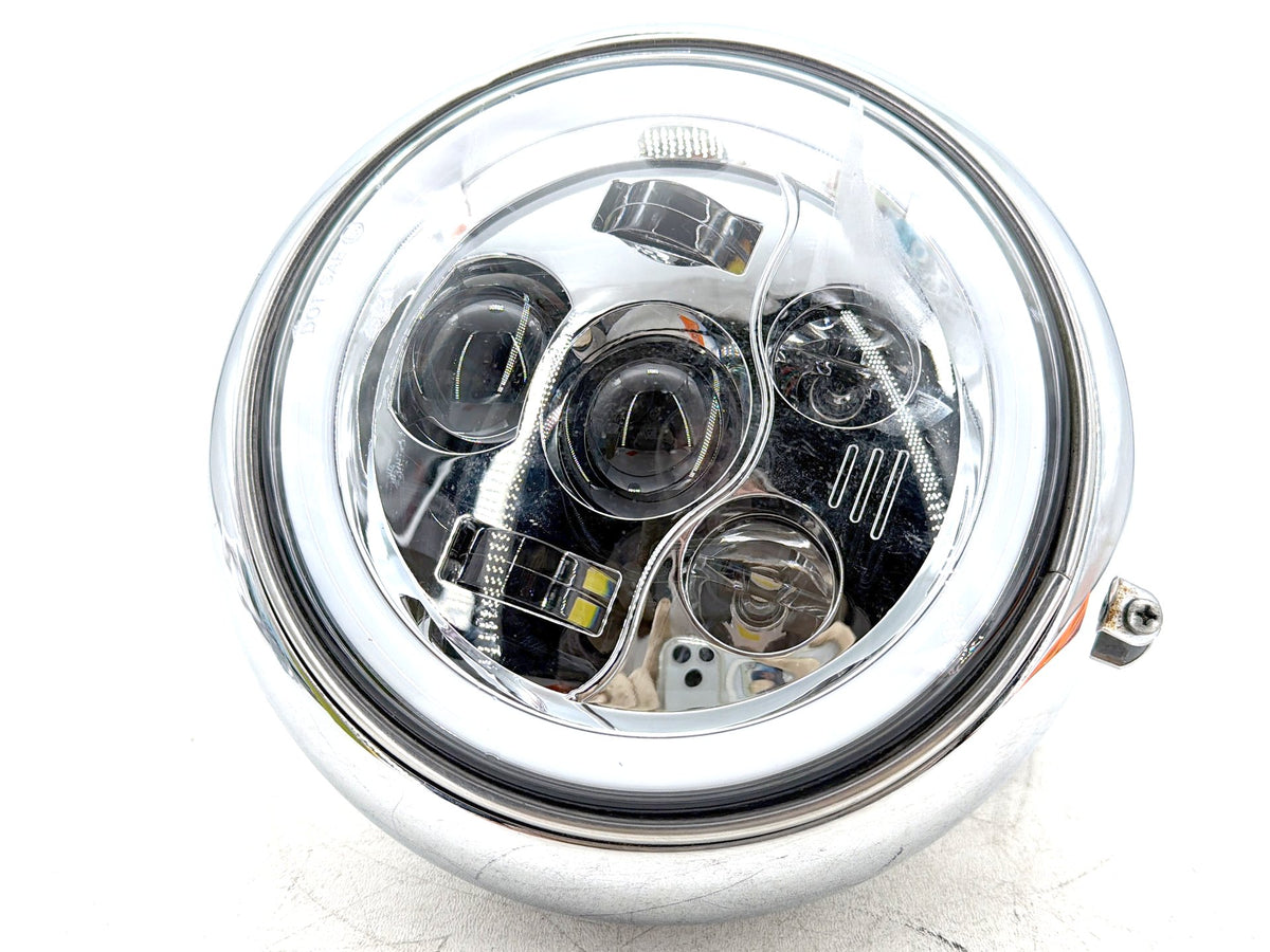 2001 Harley Fat Boy Softail FLSTF OEM Headlight Headlamp Head Lamp Light LED