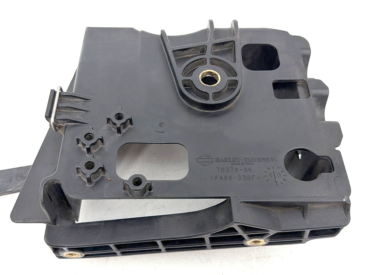 2007 - 2017 Harley-Davidson Dyna Super Glide Custom Battery Tray Bracket Holder Carrier 70379-06