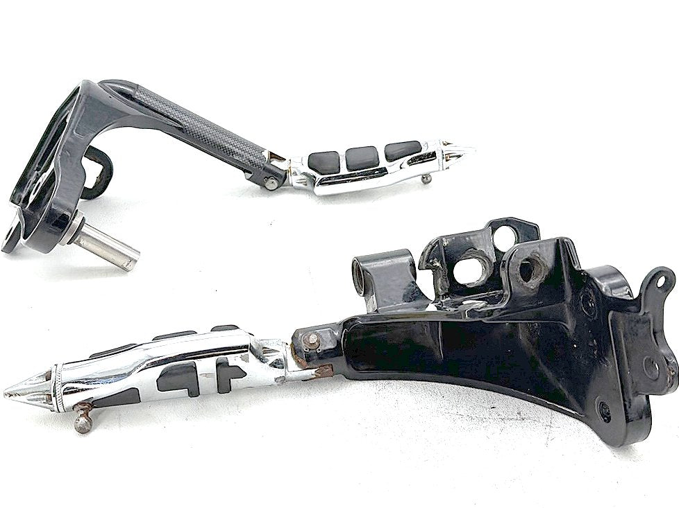 2007 Harley Softail Left Right Driver Step Foot Rest Pegs Kuryakyn 4475 Stiletto