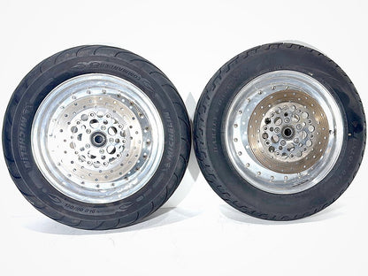 1999 - 2006 Harley-Davidson Touring CVO Screamin Eagle Road King Front & Rear Wheel Rim Tire 43750-03