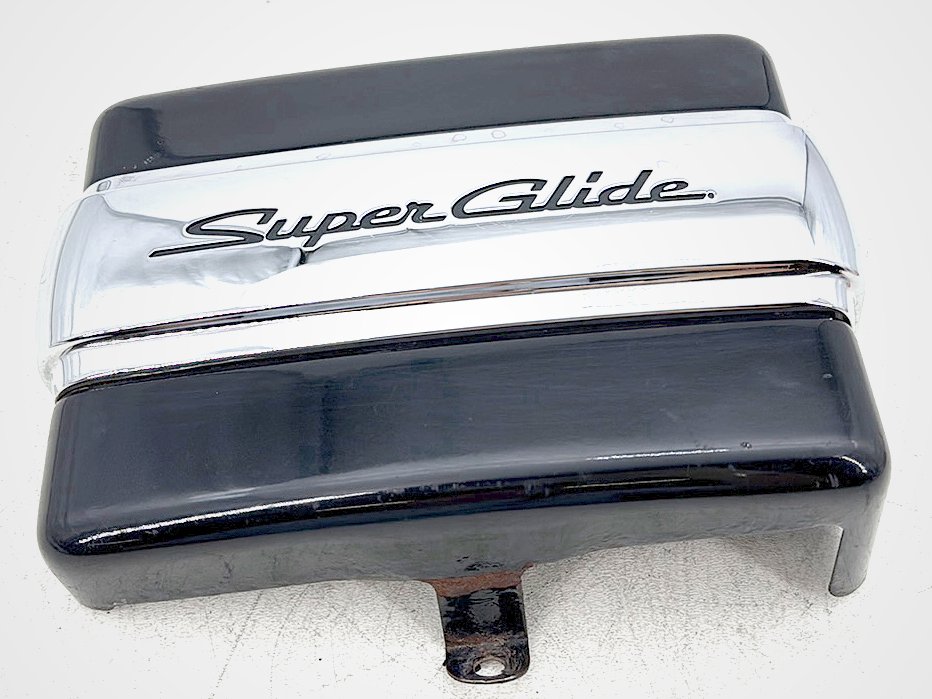 2012 Harley Dyna Super Glide Custom FXDCI OEM Lower Battery Tray Stay Box Cover Panel