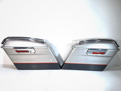 1984 - 1998 Harley-Davidson Touring Electra Glide Classic Left Right Saddlebags Luggage NOKey 90752-93