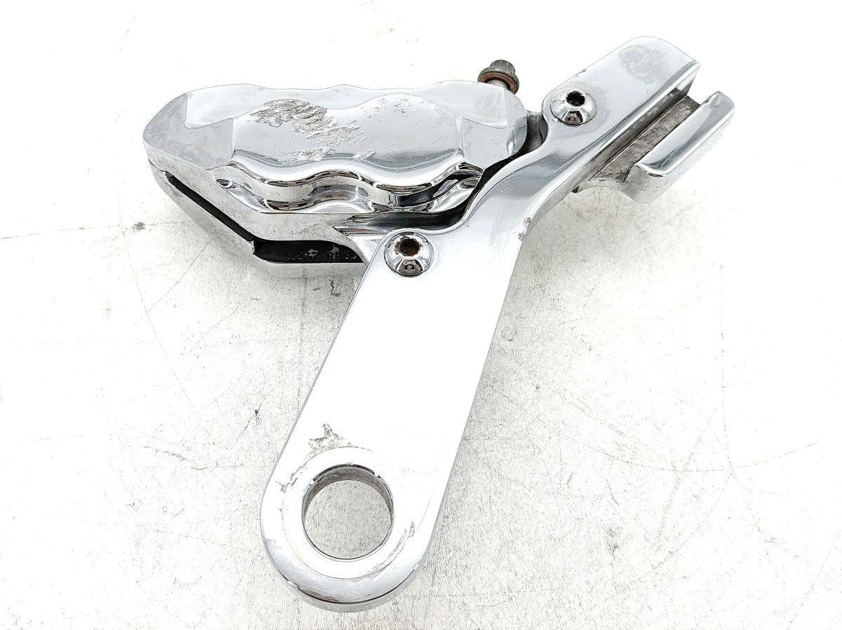 2004 Harley Electra CVO Rear Back Brake Caliper w/ Bracket Hawg Halters PEELING