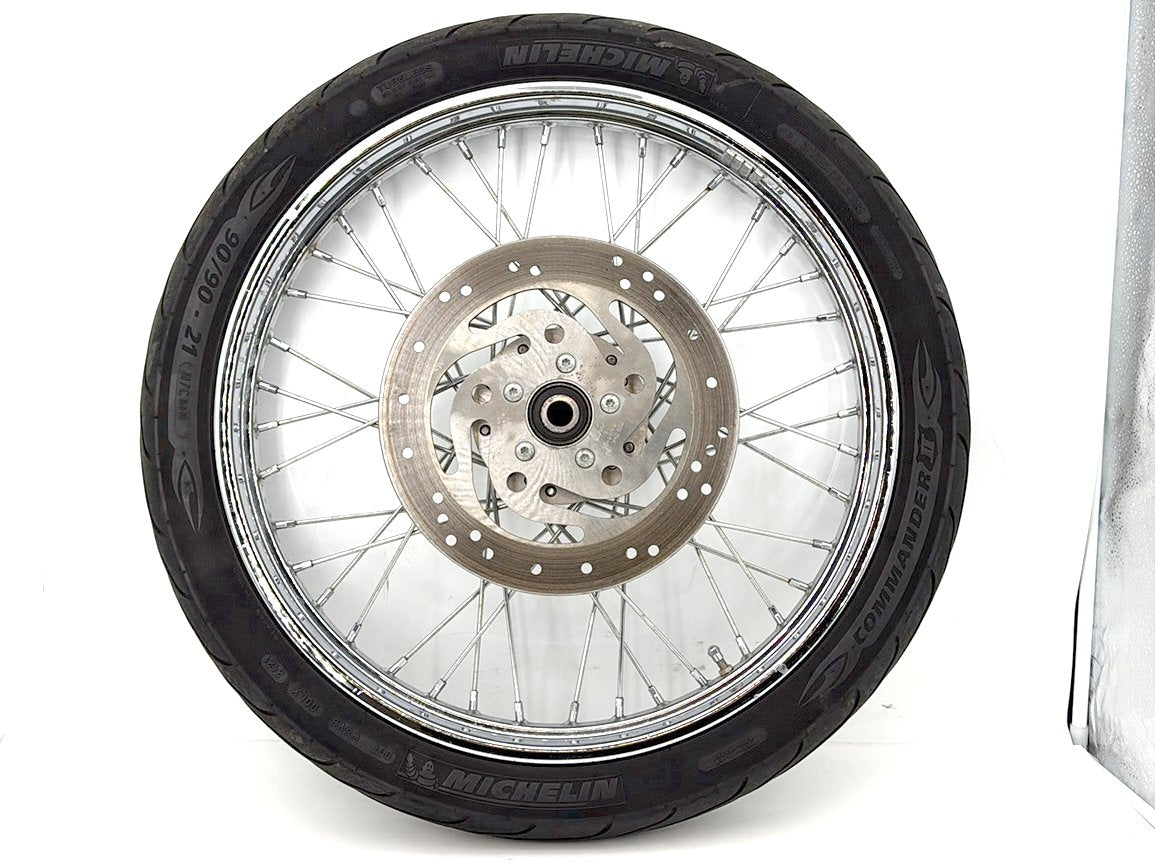 2004 - 2013 Harley-Davidson Sportster 883 Custom Front Wheel Rim Tire Spoked 44610-05