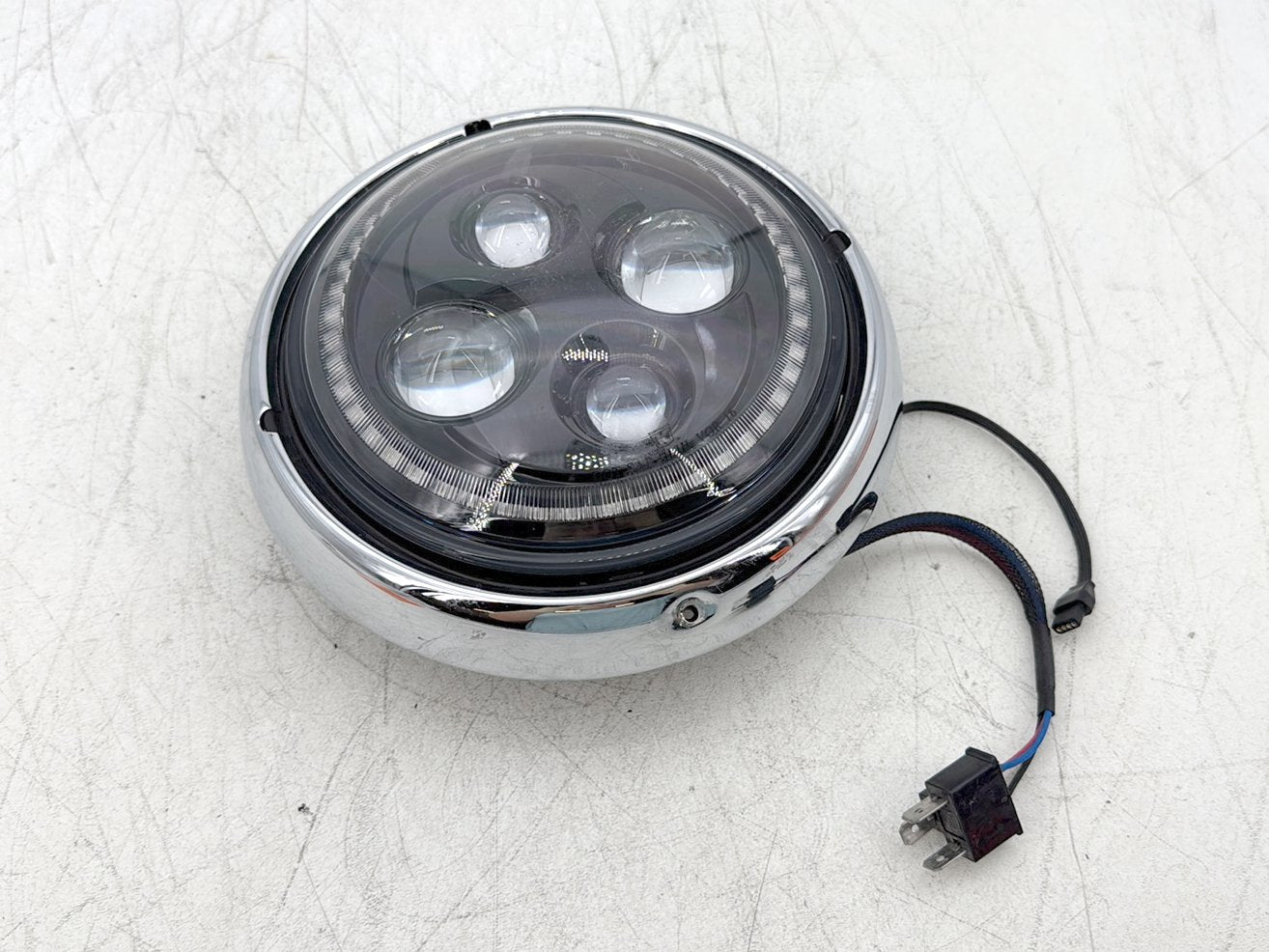 07 Harley Electra Glide Touring Ultra OEM Headlight Headlamp Head Lamp Light LED